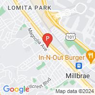 View Map of 1001 Broadway,Millbrae,CA,94030